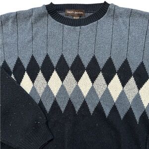 Vintage Liberty Sweater Men’s Size Large Grandpa‎ Knit Made In USA Cosby